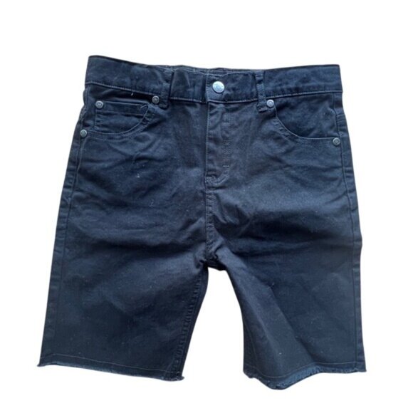 Appaman - Boys Frayed Punk Shorts in Black - Picture 1 of 3